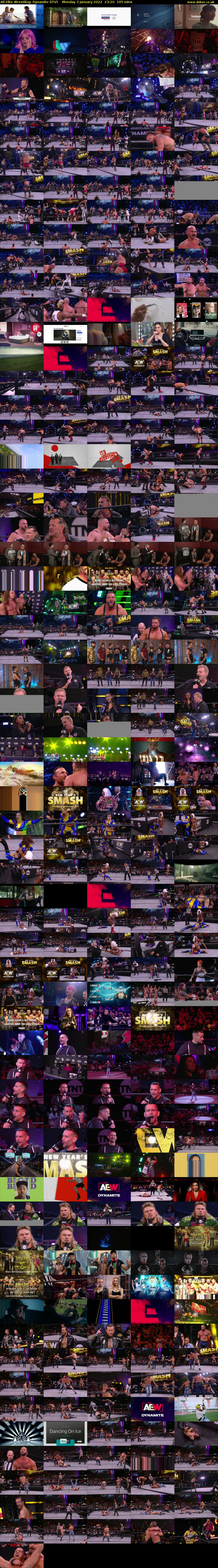 All Elite Wrestling: Dynamite (ITV) Monday 3 January 2022 23:20 - 01:05