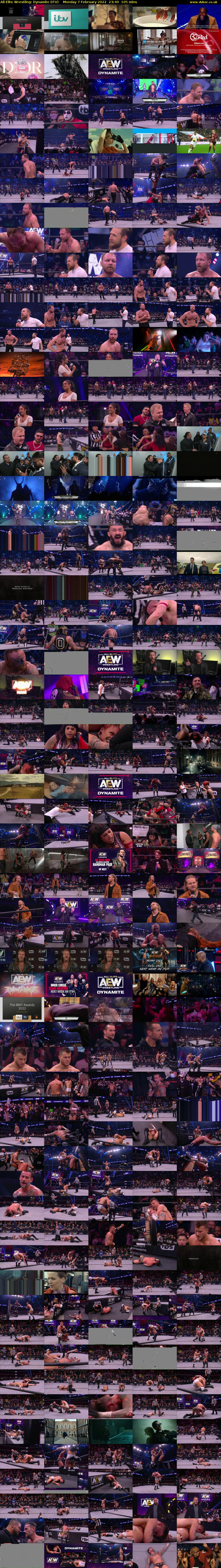 All Elite Wrestling: Dynamite (ITV) Monday 7 February 2022 23:40 - 01:25