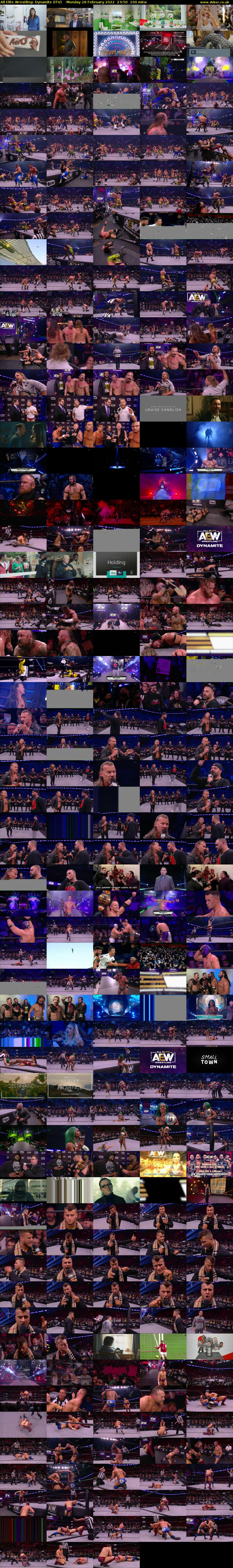 All Elite Wrestling: Dynamite (ITV) Monday 28 February 2022 23:50 - 01:30