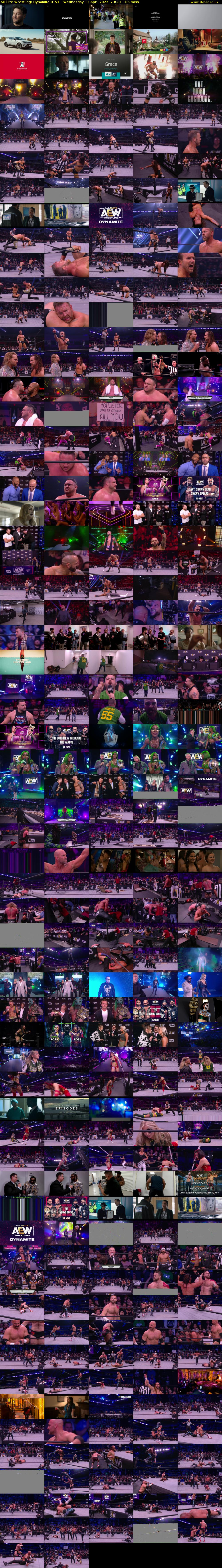 All Elite Wrestling: Dynamite (ITV) Wednesday 13 April 2022 23:40 - 01:25