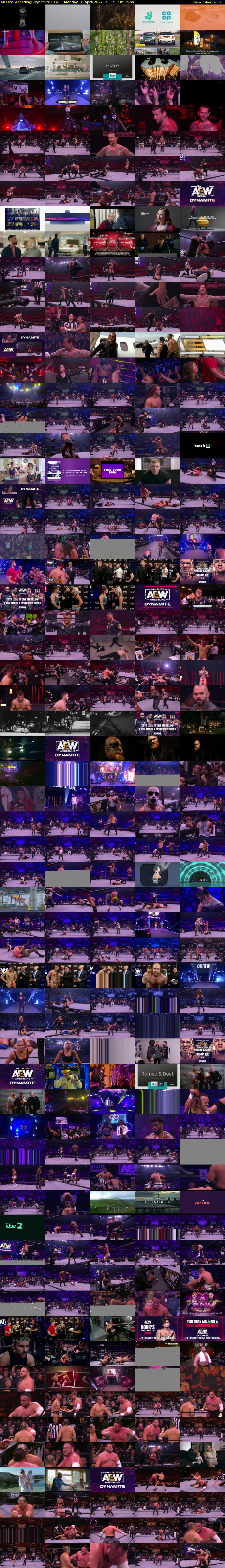 All Elite Wrestling: Dynamite (ITV) Monday 18 April 2022 23:15 - 01:00