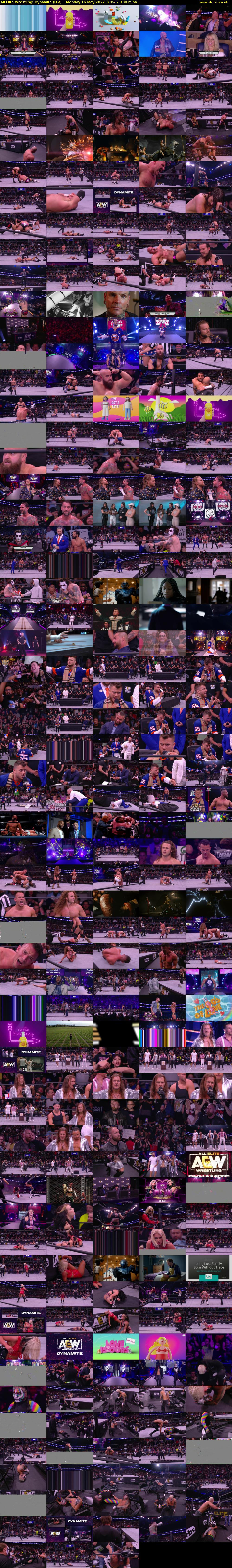 All Elite Wrestling: Dynamite (ITV) Monday 16 May 2022 23:45 - 01:25