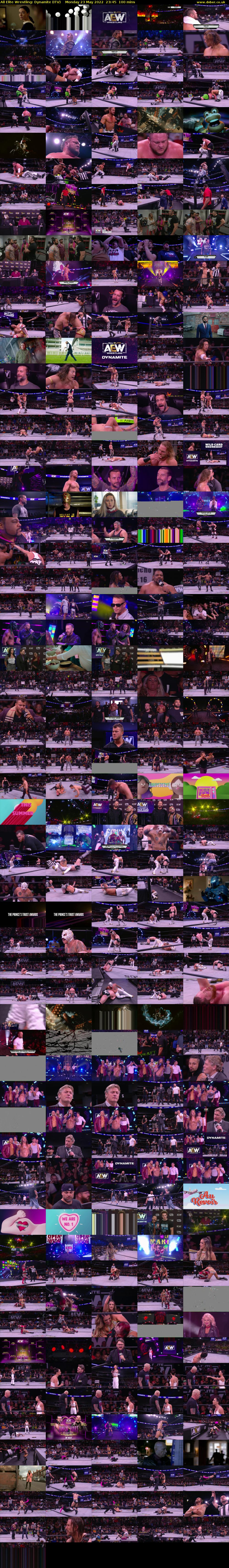 All Elite Wrestling: Dynamite (ITV) Monday 23 May 2022 23:45 - 01:25