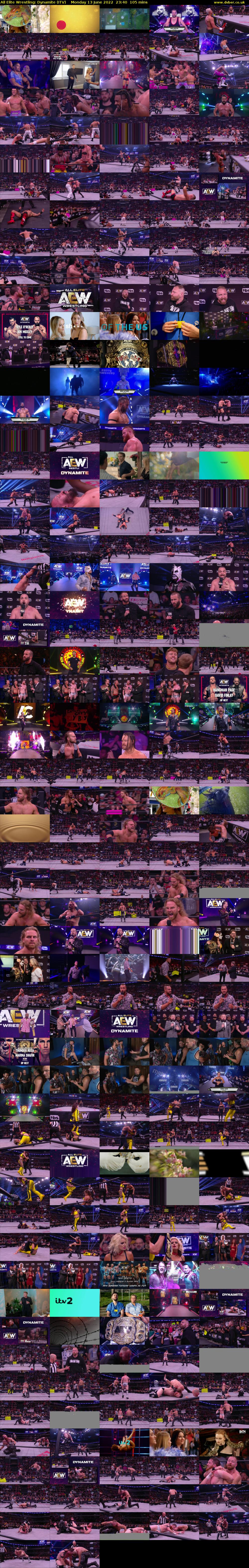 All Elite Wrestling: Dynamite (ITV) Monday 13 June 2022 23:40 - 01:25