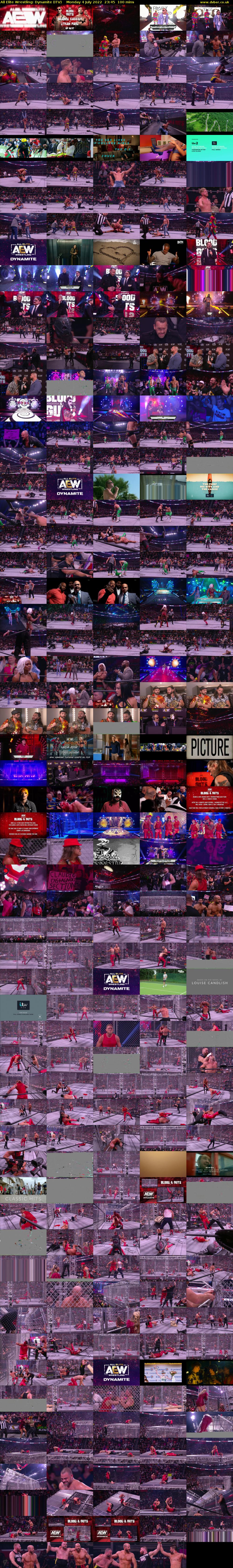 All Elite Wrestling: Dynamite (ITV) Monday 4 July 2022 23:45 - 01:25