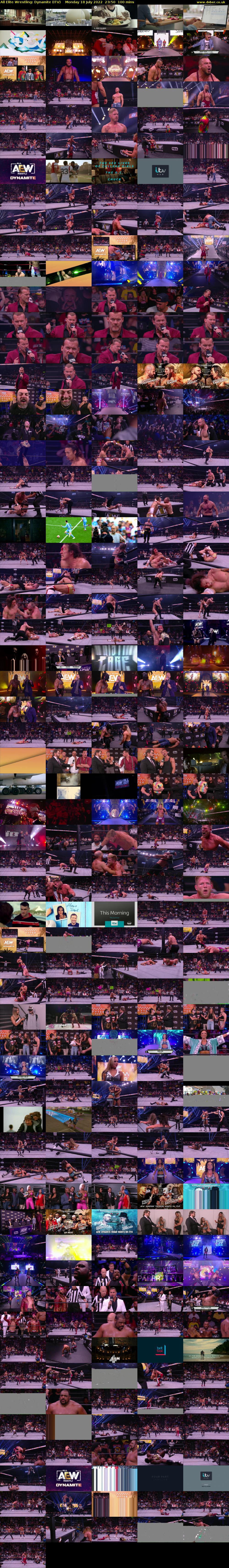 All Elite Wrestling: Dynamite (ITV) Monday 18 July 2022 23:50 - 01:30