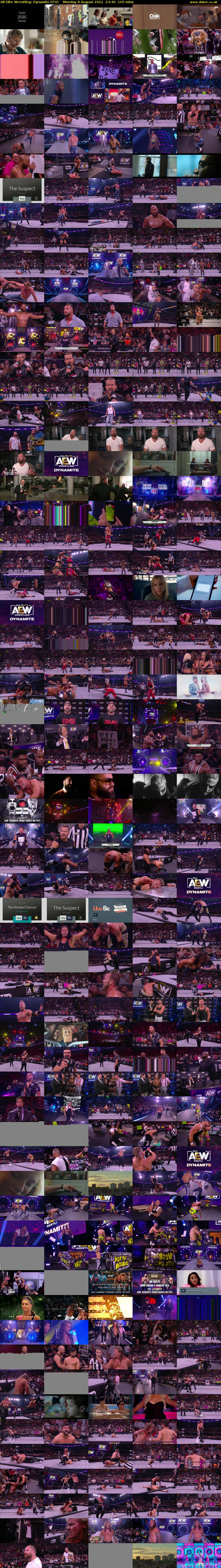 All Elite Wrestling: Dynamite (ITV) Monday 8 August 2022 23:40 - 01:25