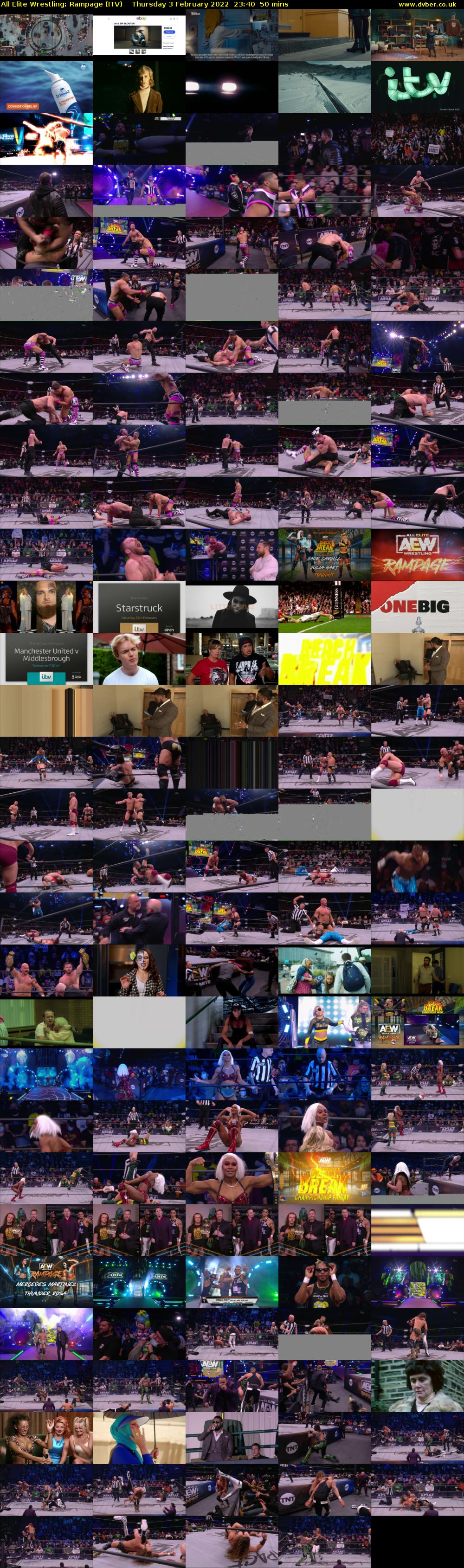 All Elite Wrestling: Rampage (ITV) Thursday 3 February 2022 23:40 - 00:30