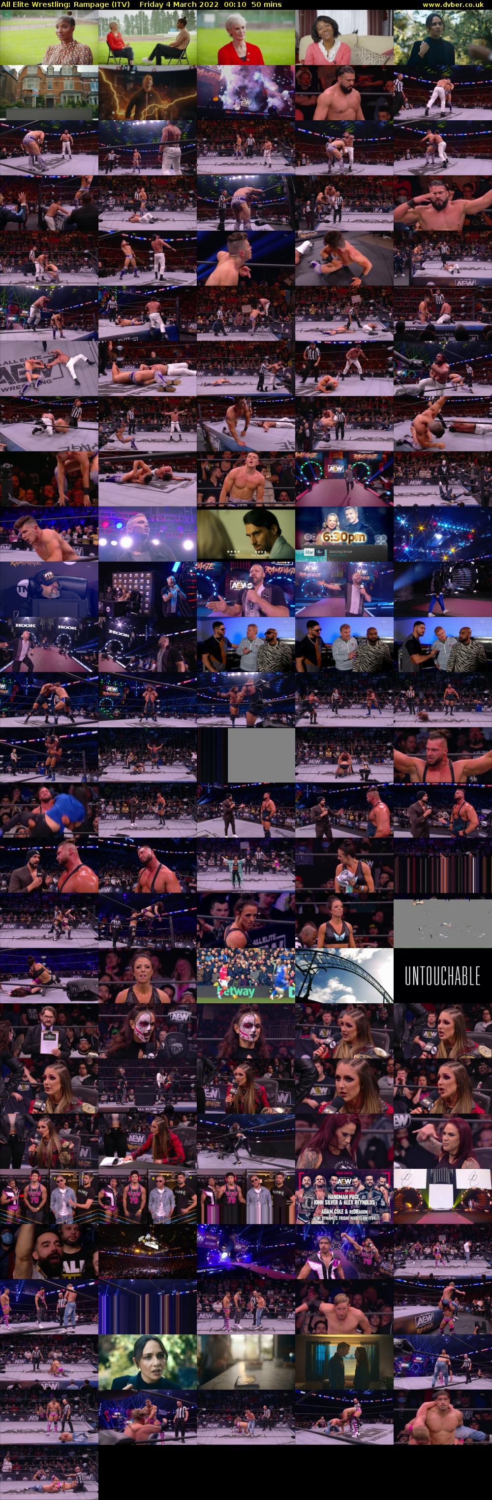 All Elite Wrestling: Rampage (ITV) Friday 4 March 2022 00:10 - 01:00
