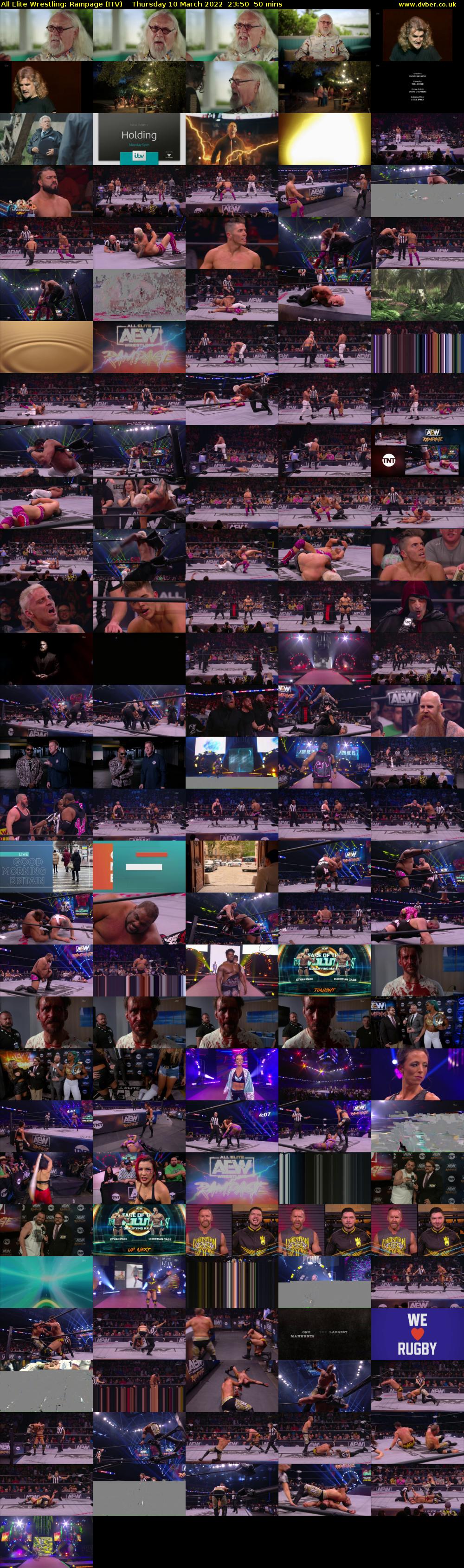 All Elite Wrestling: Rampage (ITV) Thursday 10 March 2022 23:50 - 00:40