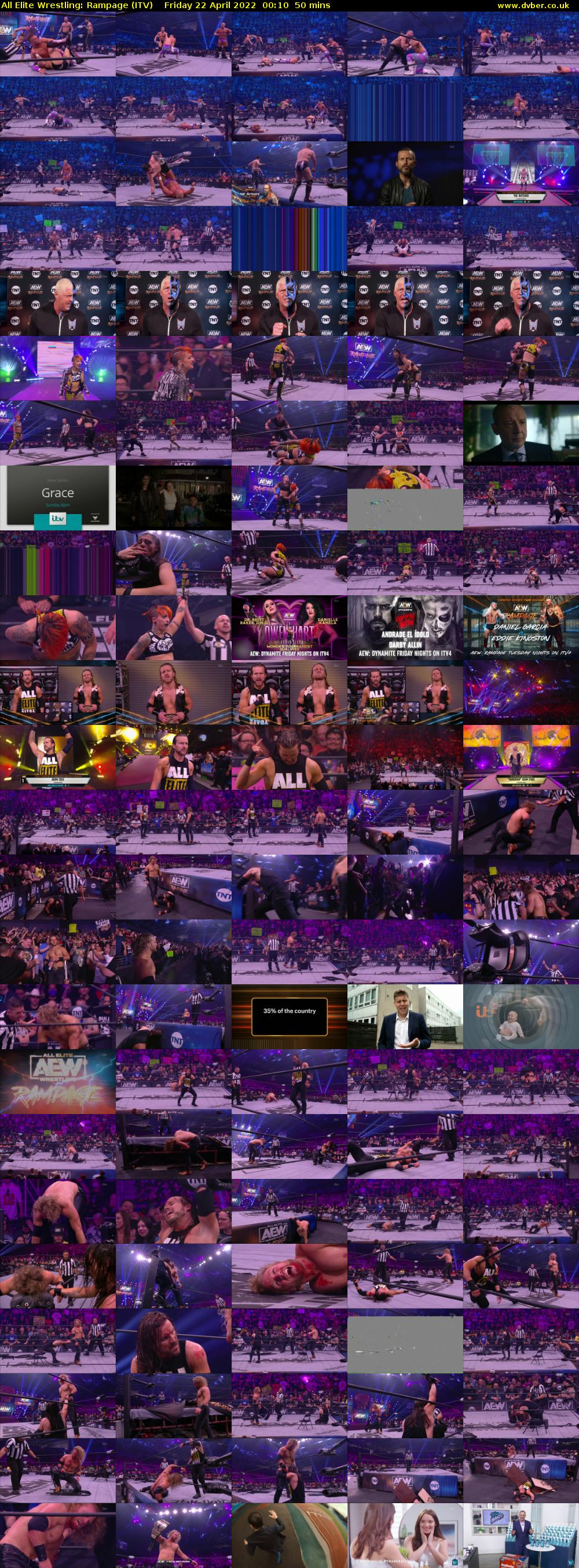All Elite Wrestling: Rampage (ITV) Friday 22 April 2022 00:10 - 01:00