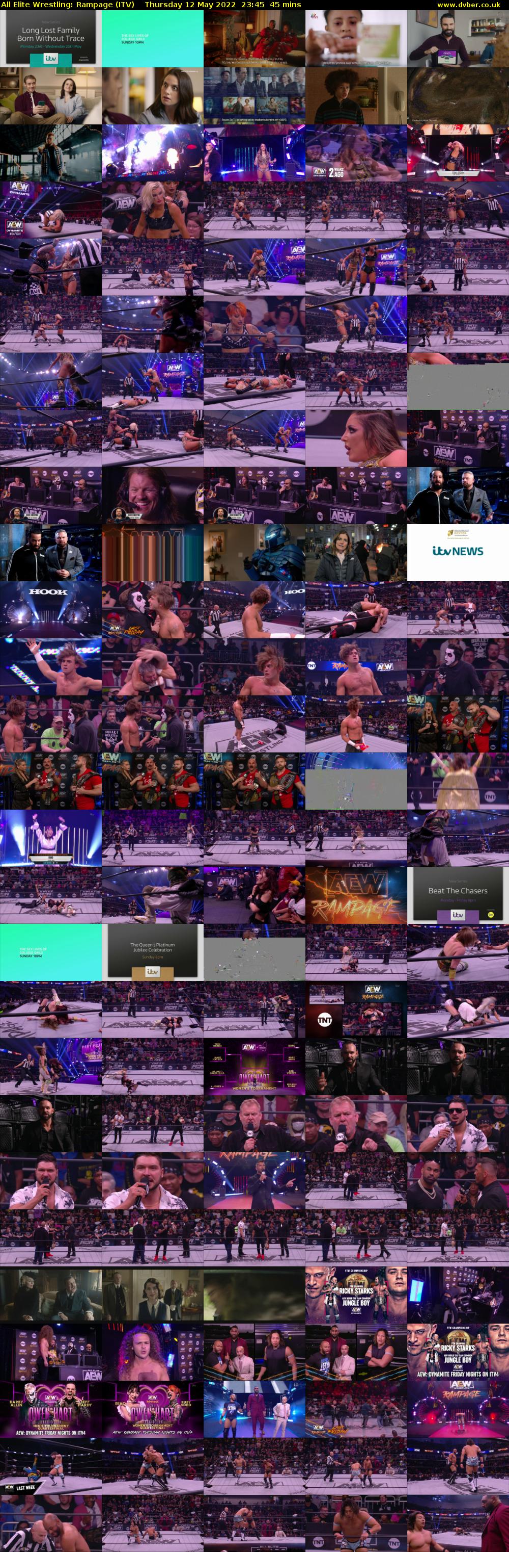 All Elite Wrestling: Rampage (ITV) Thursday 12 May 2022 23:45 - 00:30
