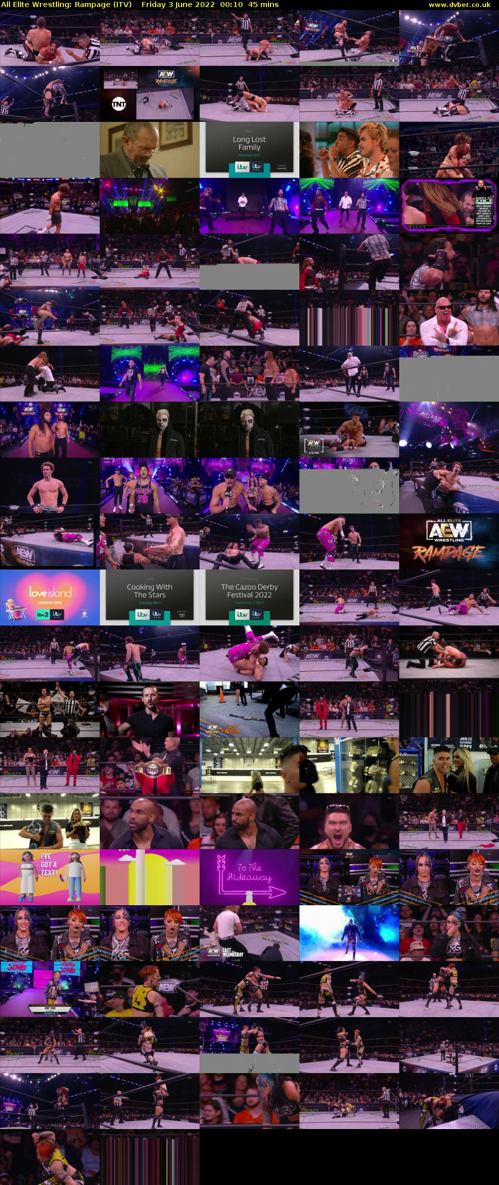 All Elite Wrestling: Rampage (ITV) Friday 3 June 2022 00:10 - 00:55
