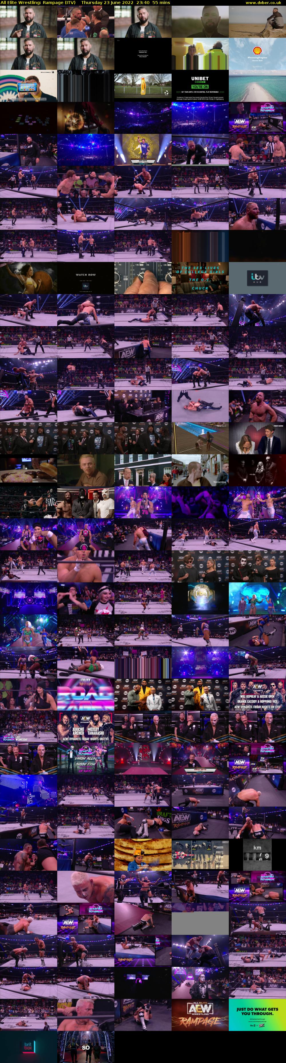 All Elite Wrestling: Rampage (ITV) Thursday 23 June 2022 23:40 - 00:35