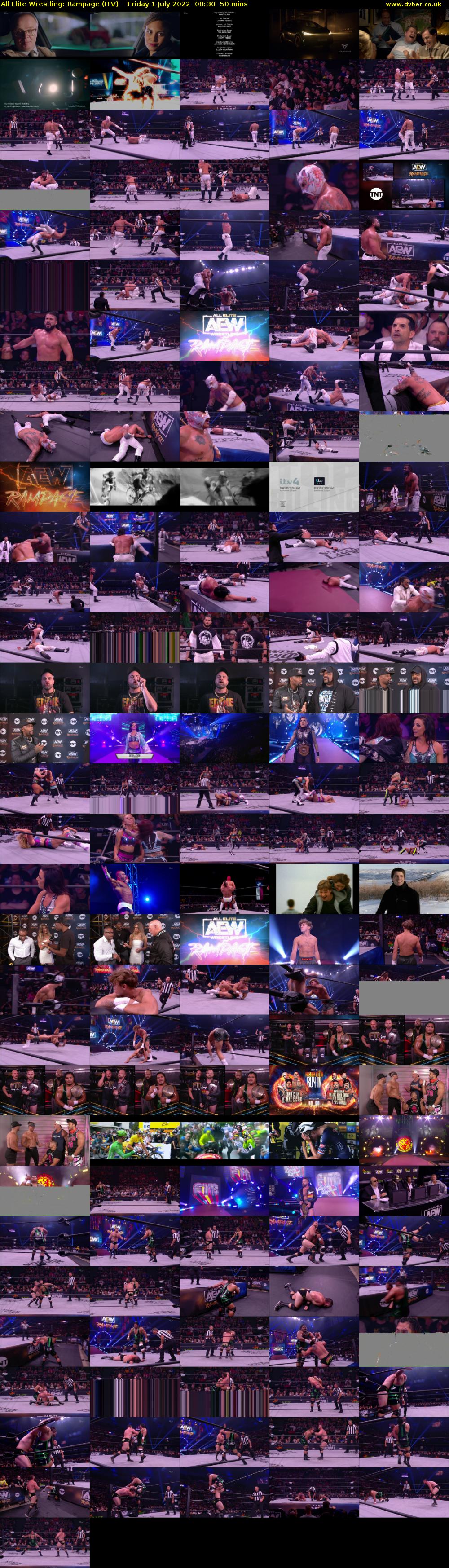 All Elite Wrestling: Rampage (ITV) Friday 1 July 2022 00:30 - 01:20