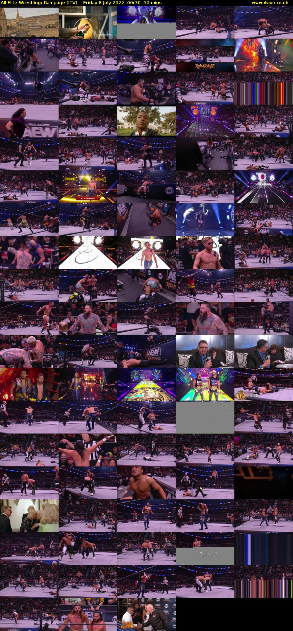 All Elite Wrestling: Rampage (ITV) Friday 8 July 2022 00:30 - 01:20