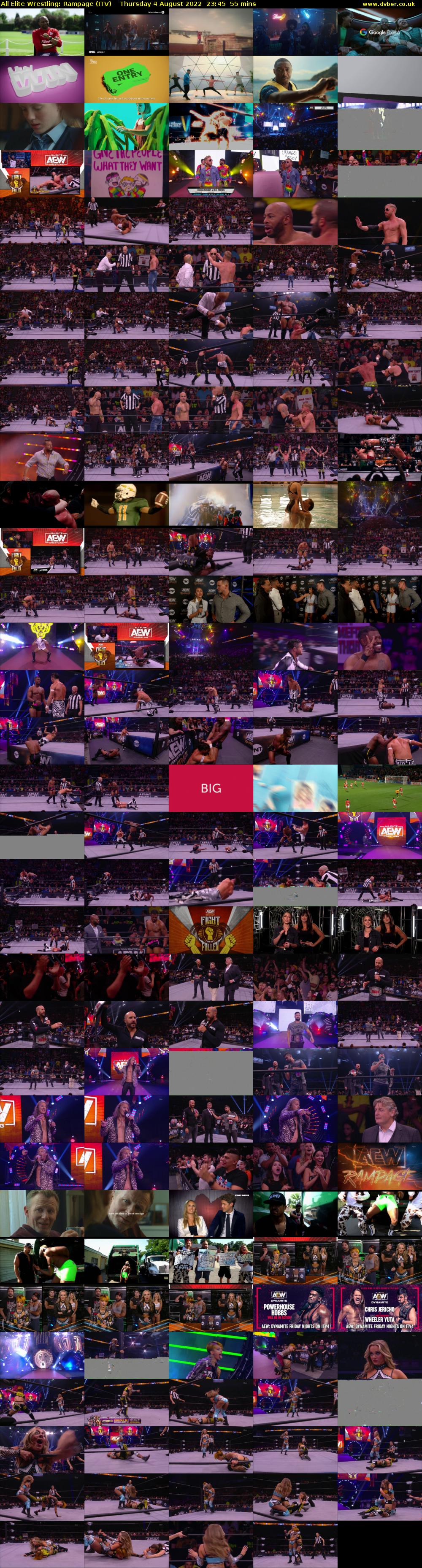 All Elite Wrestling: Rampage (ITV) Thursday 4 August 2022 23:45 - 00:40