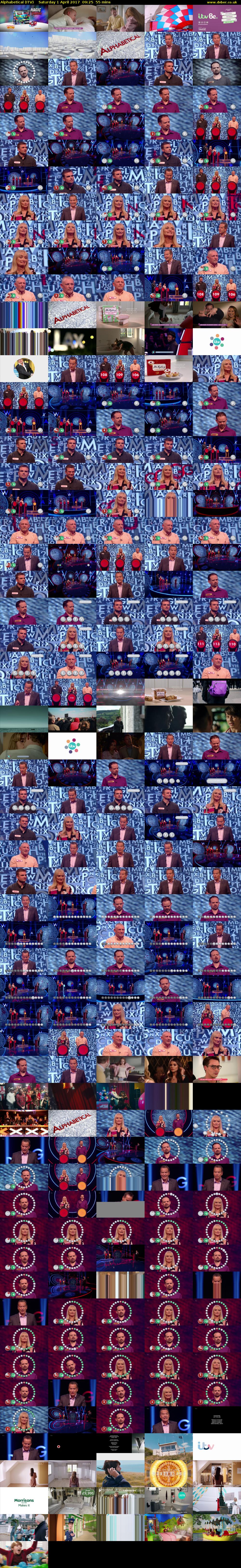 Alphabetical (ITV) Saturday 1 April 2017 09:25 - 10:20