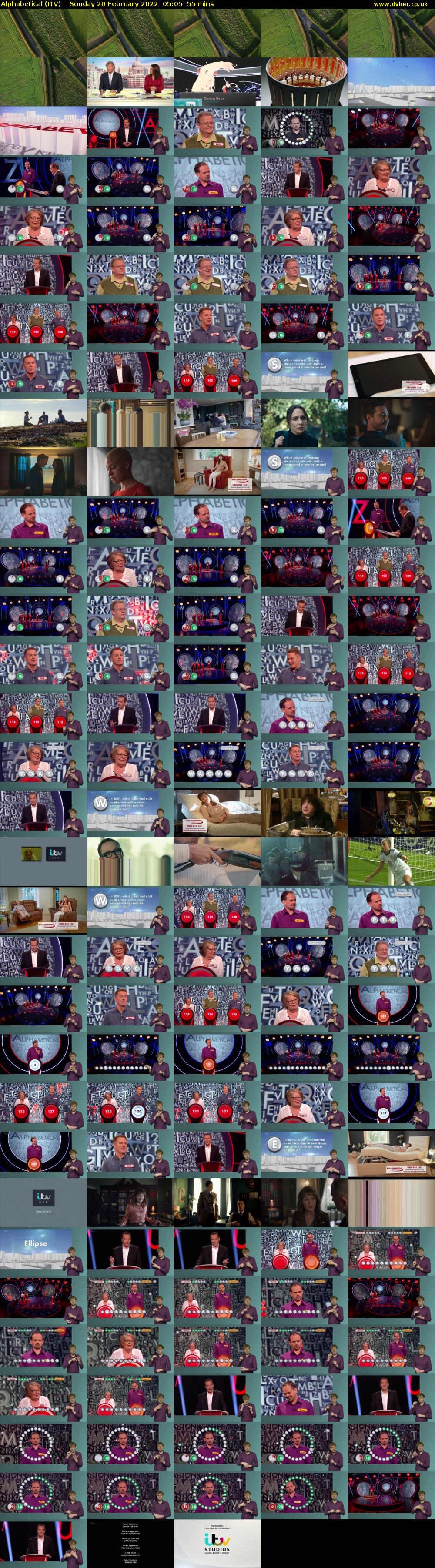 Alphabetical (ITV) Sunday 20 February 2022 05:05 - 06:00