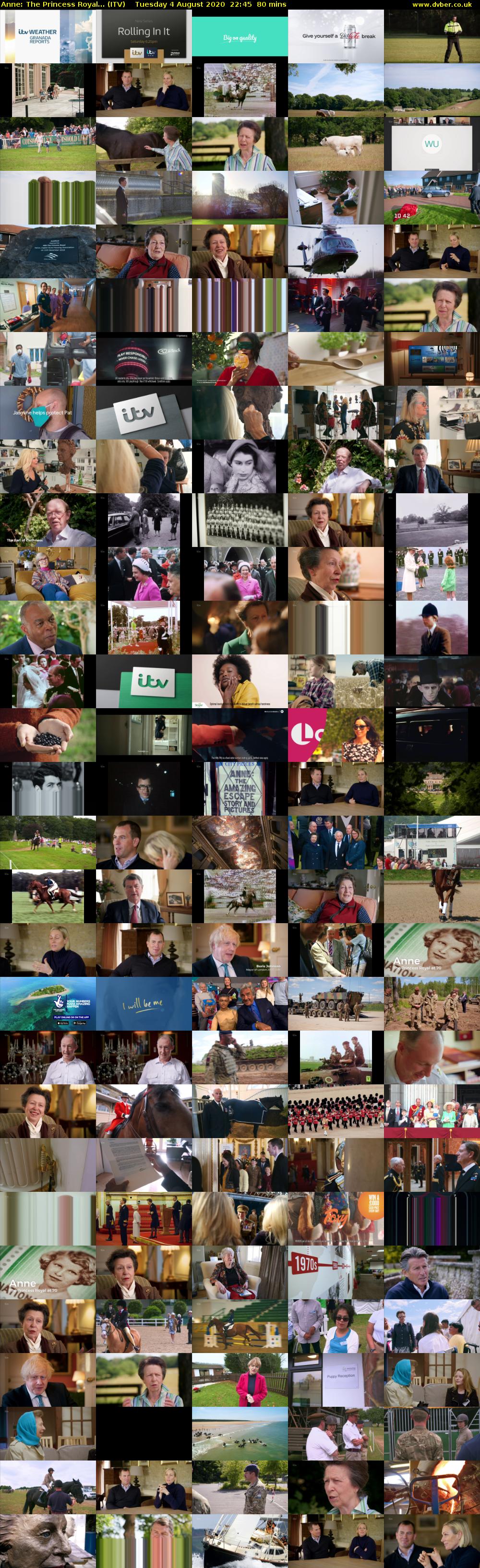 Anne: The Princess Royal... (ITV) Tuesday 4 August 2020 22:45 - 00:05
