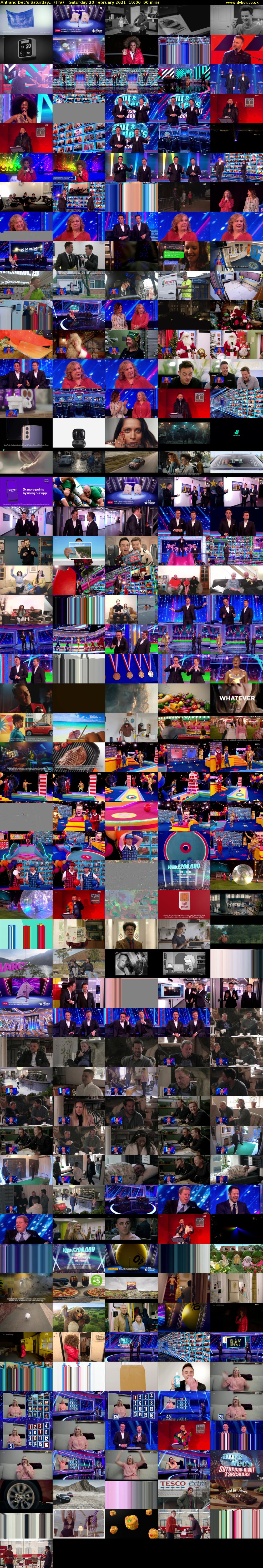 Ant and Dec's Saturday... (ITV) Saturday 20 February 2021 19:00 - 20:30