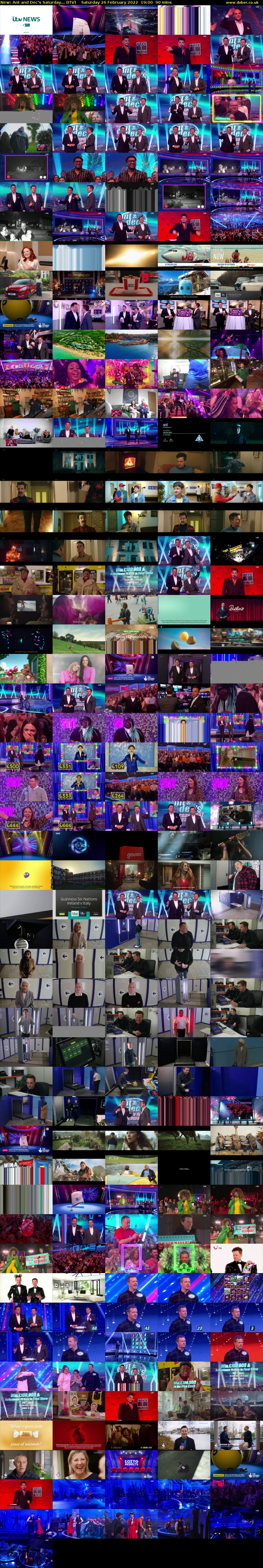 Ant and Dec's Saturday... (ITV) Saturday 26 February 2022 19:00 - 20:30