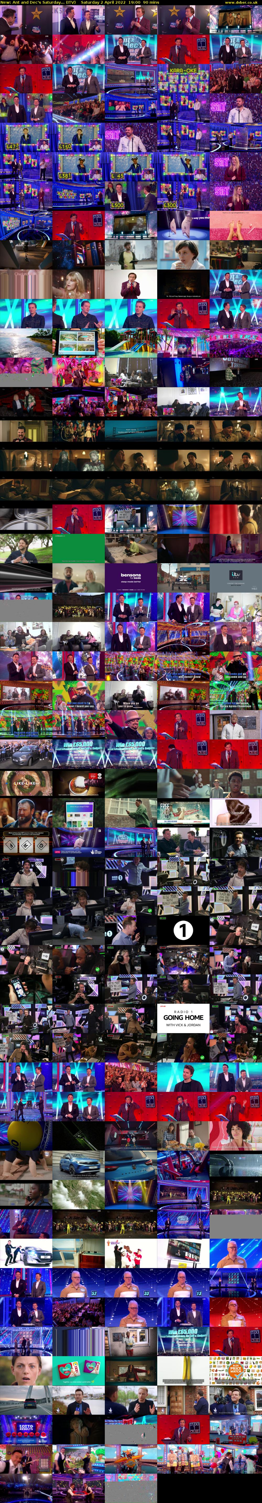 Ant and Dec's Saturday... (ITV) Saturday 2 April 2022 19:00 - 20:30