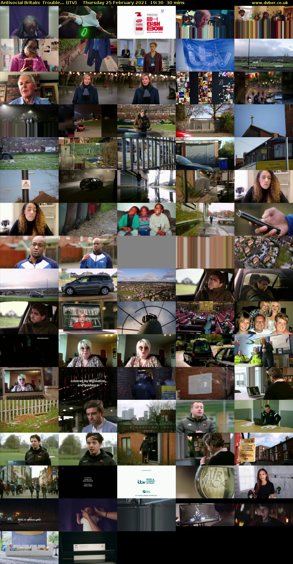 Antisocial Britain: Trouble... (ITV) Thursday 25 February 2021 19:30 - 20:00