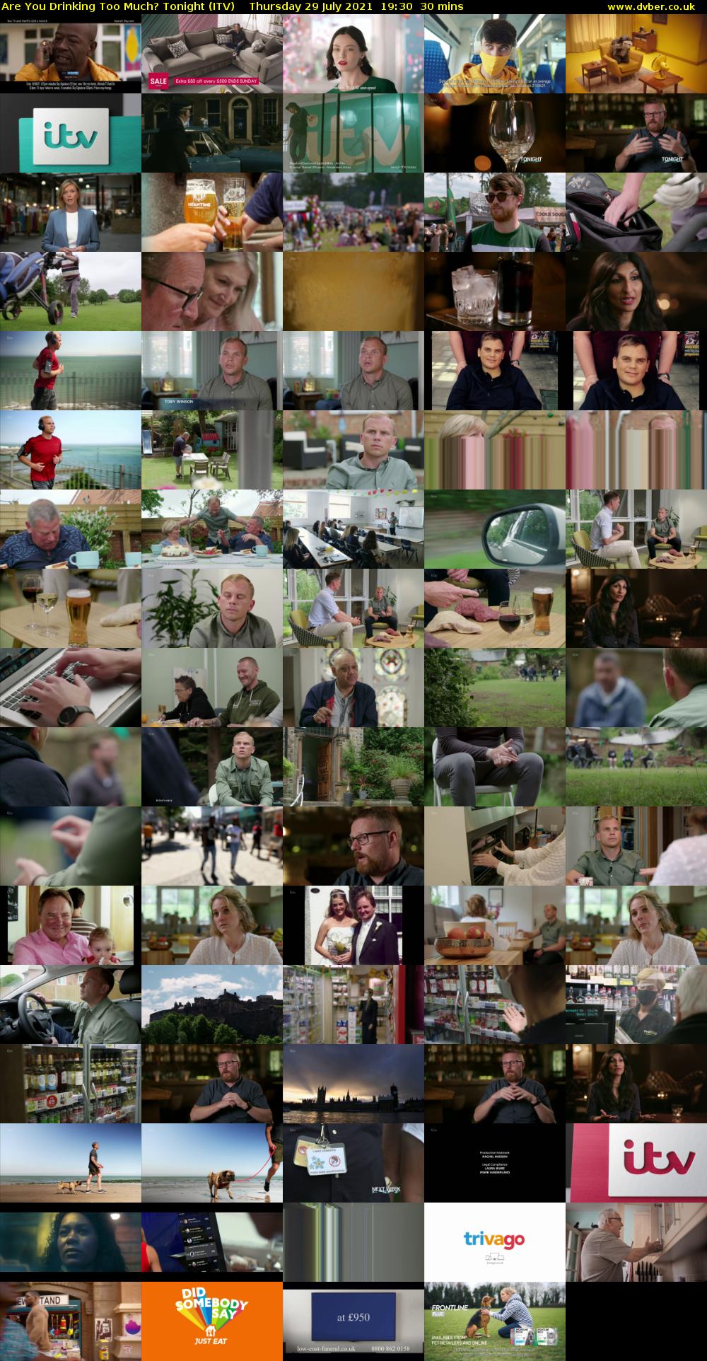 Are You Drinking Too Much? Tonight (ITV) Thursday 29 July 2021 19:30 - 20:00