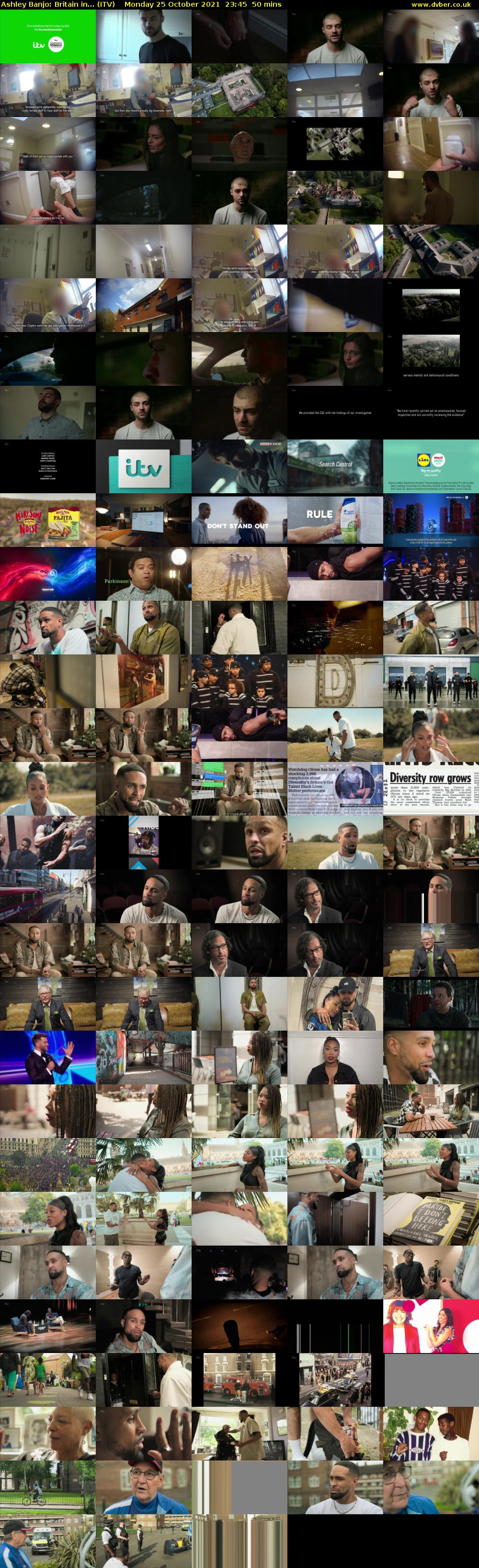 Ashley Banjo: Britain in... (ITV) Monday 25 October 2021 23:45 - 00:35