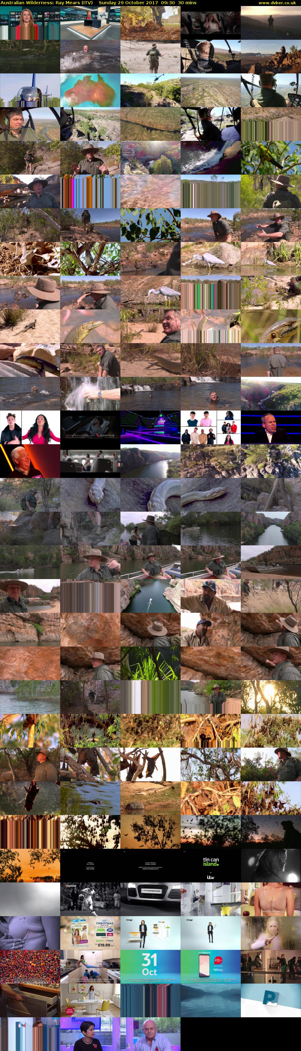 Australian Wilderness: Ray Mears (ITV) Sunday 29 October 2017 09:30 - 10:00