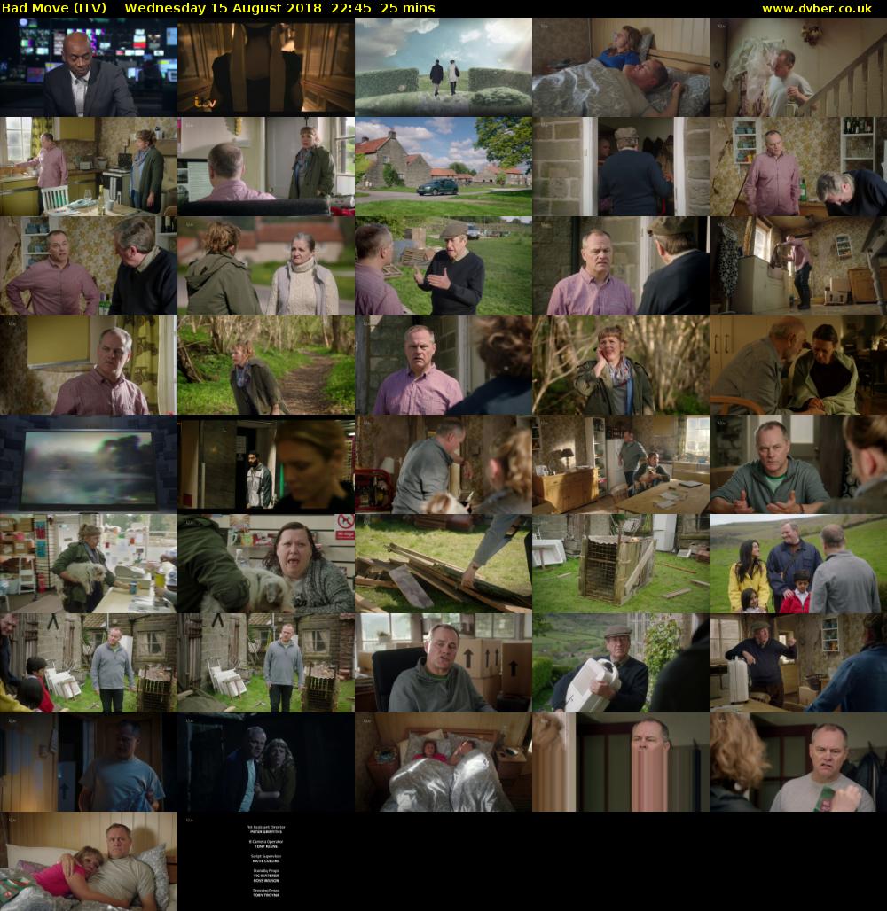 Bad Move (ITV) Wednesday 15 August 2018 22:45 - 23:10