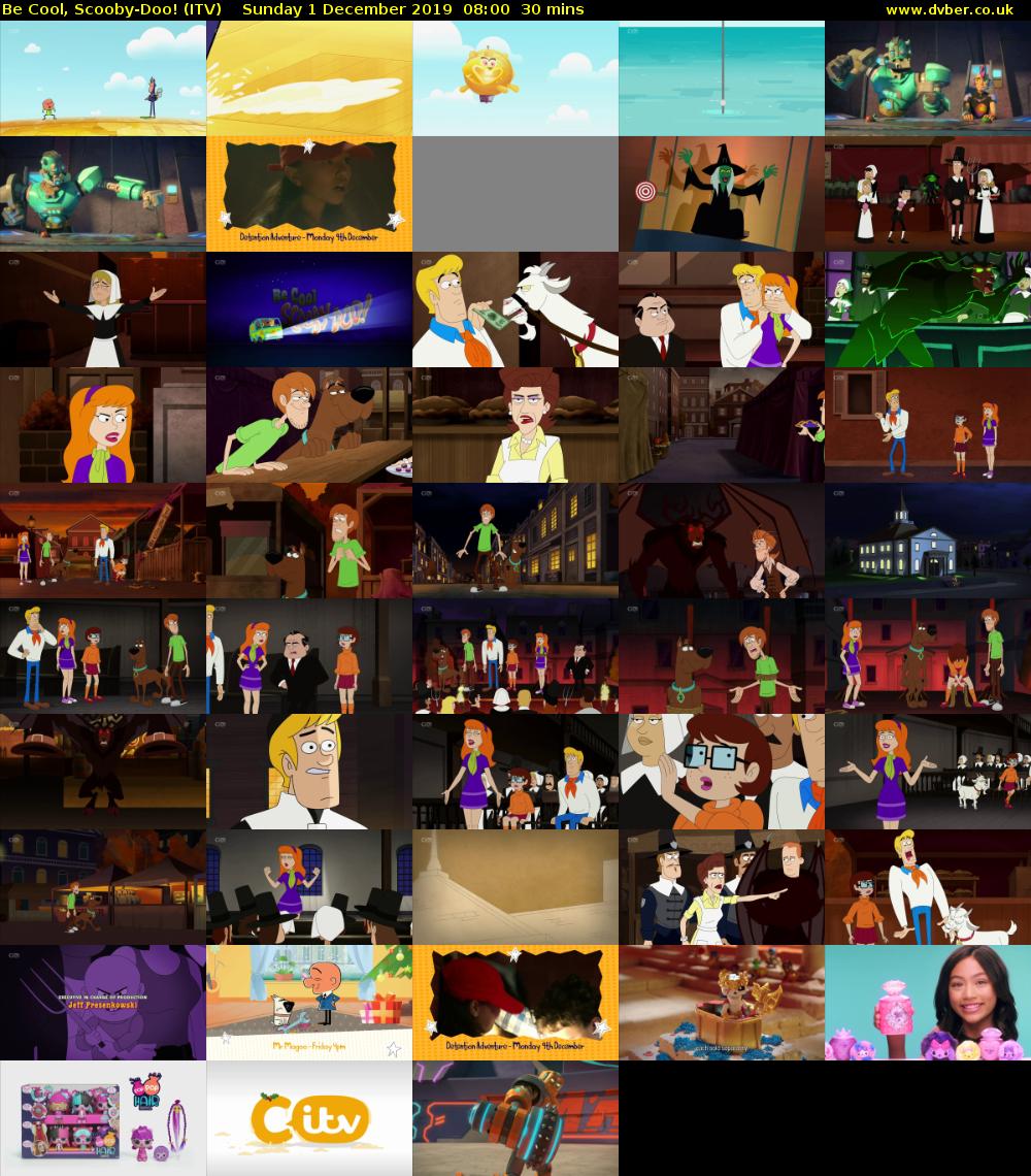 Be Cool, Scooby-Doo! (ITV) Sunday 1 December 2019 08:00 - 08:30