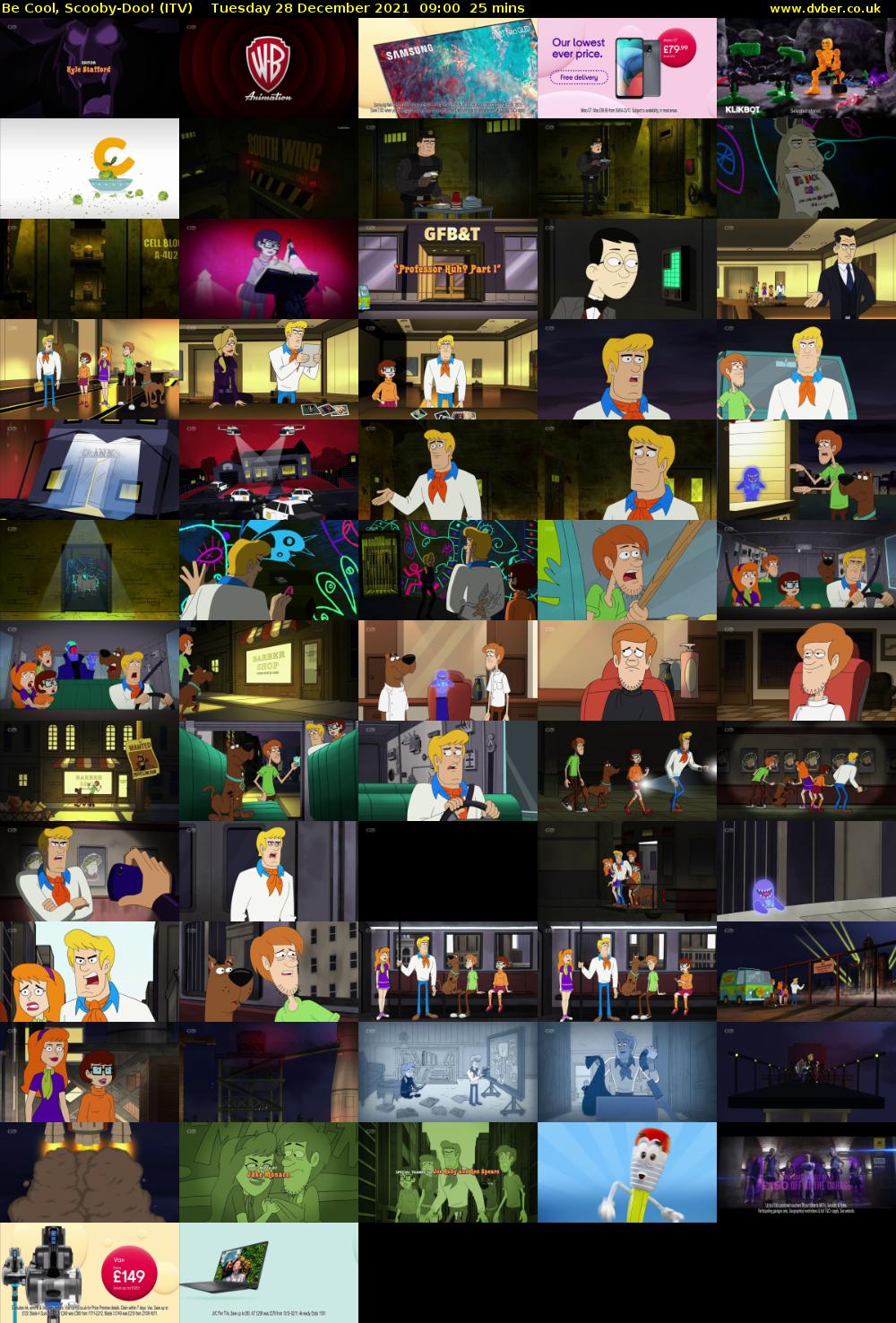 Be Cool, Scooby-Doo! (ITV) Tuesday 28 December 2021 09:00 - 09:25