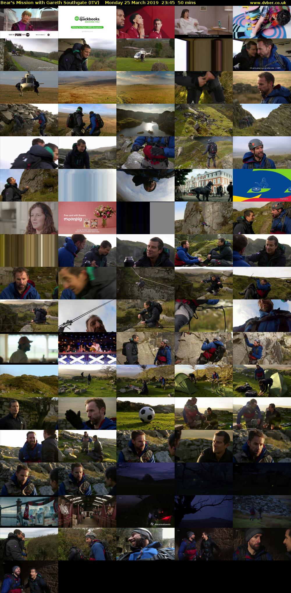 Bear's Mission with Gareth Southgate (ITV) Monday 25 March 2019 23:45 - 00:35
