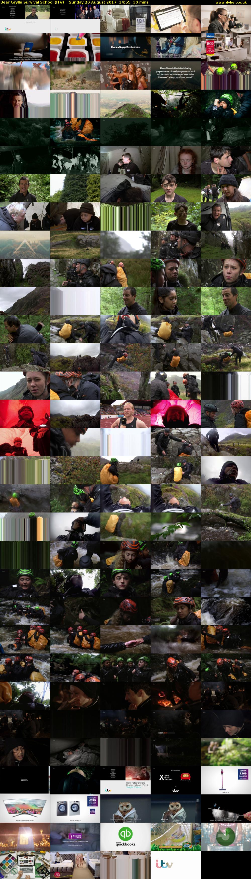 Bear Grylls Survival School (ITV) Sunday 20 August 2017 14:55 - 15:25