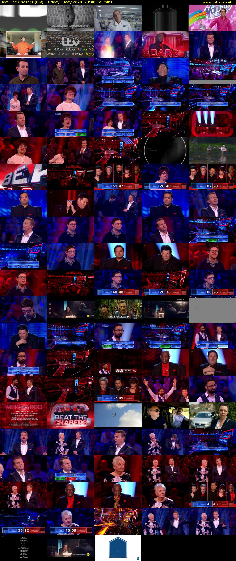 Beat The Chasers (ITV) Friday 1 May 2020 23:40 - 00:35
