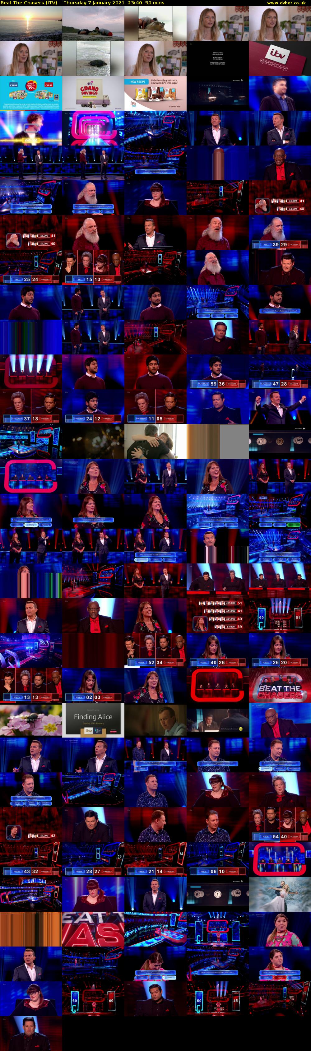 Beat The Chasers (ITV) Thursday 7 January 2021 23:40 - 00:30