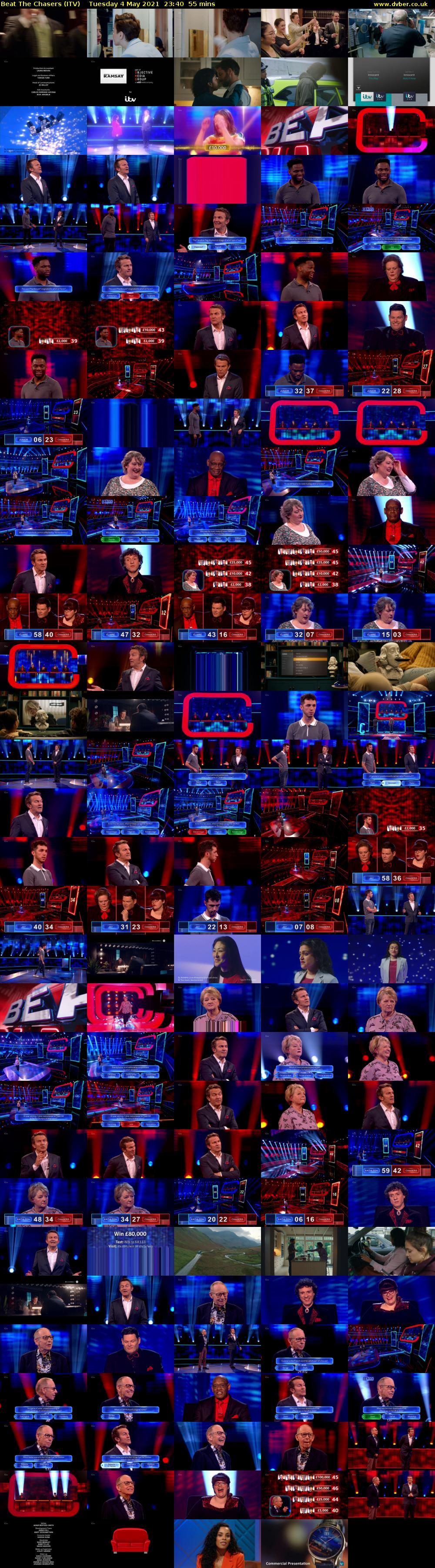 Beat The Chasers (ITV) Tuesday 4 May 2021 23:40 - 00:35