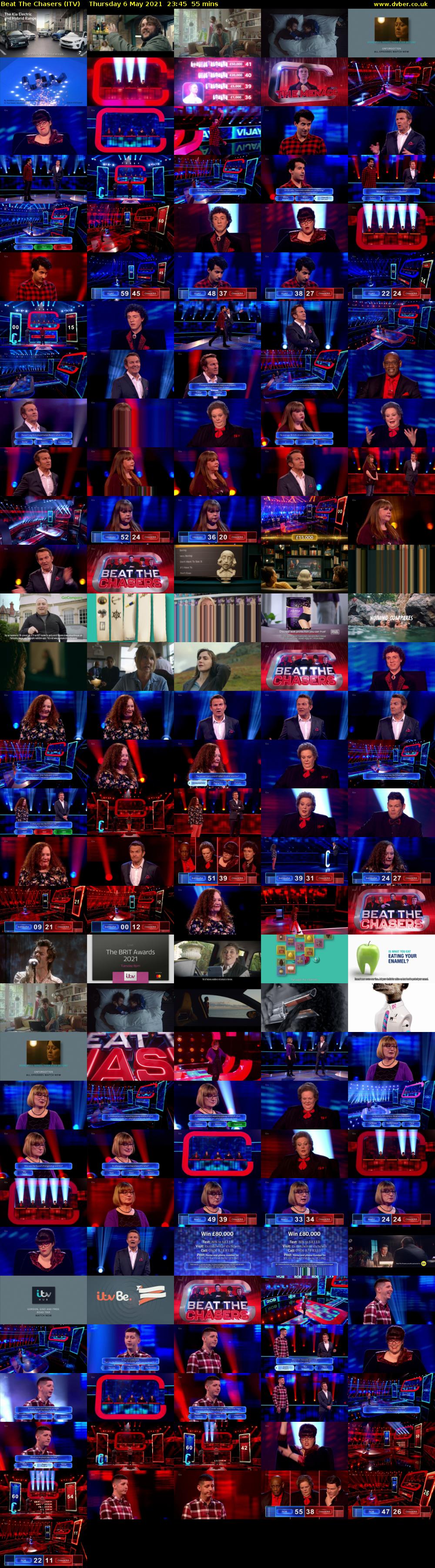 Beat The Chasers (ITV) Thursday 6 May 2021 23:45 - 00:40