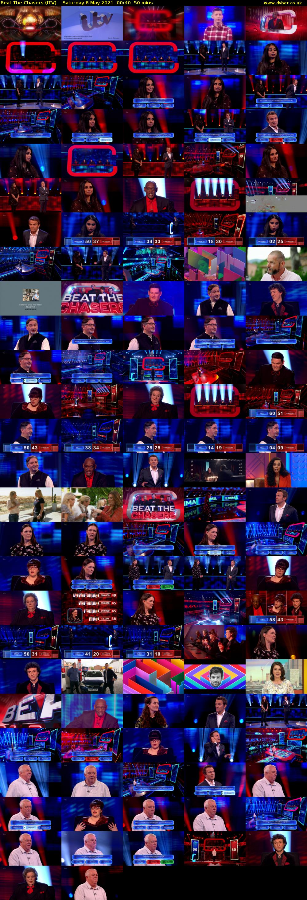 Beat The Chasers (ITV) Saturday 8 May 2021 00:40 - 01:30