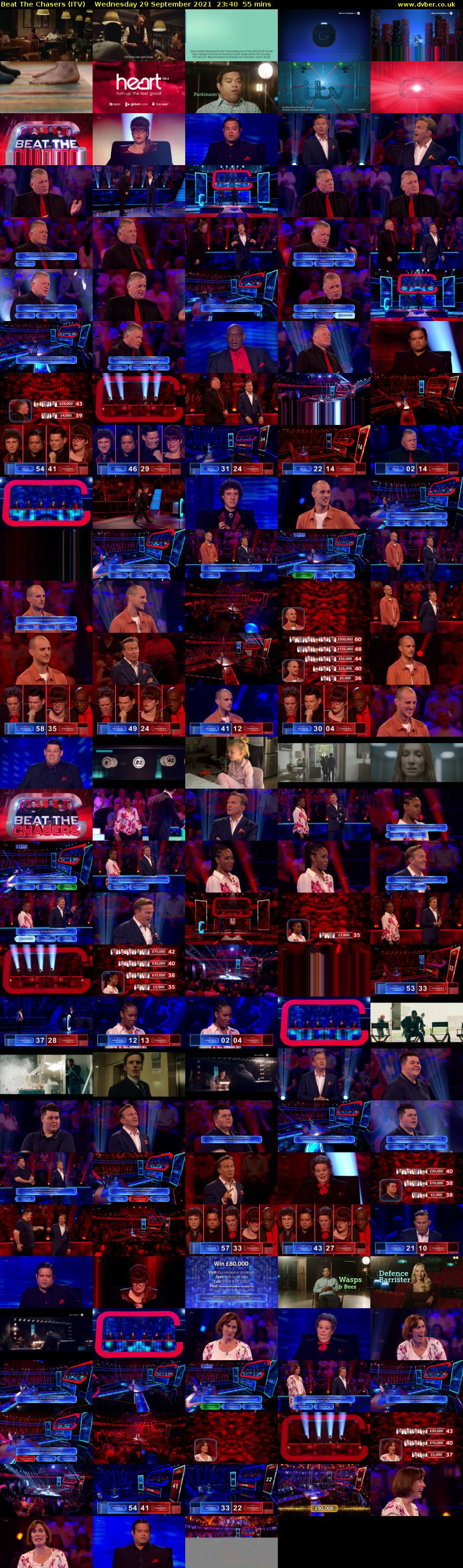 Beat The Chasers (ITV) Wednesday 29 September 2021 23:40 - 00:35
