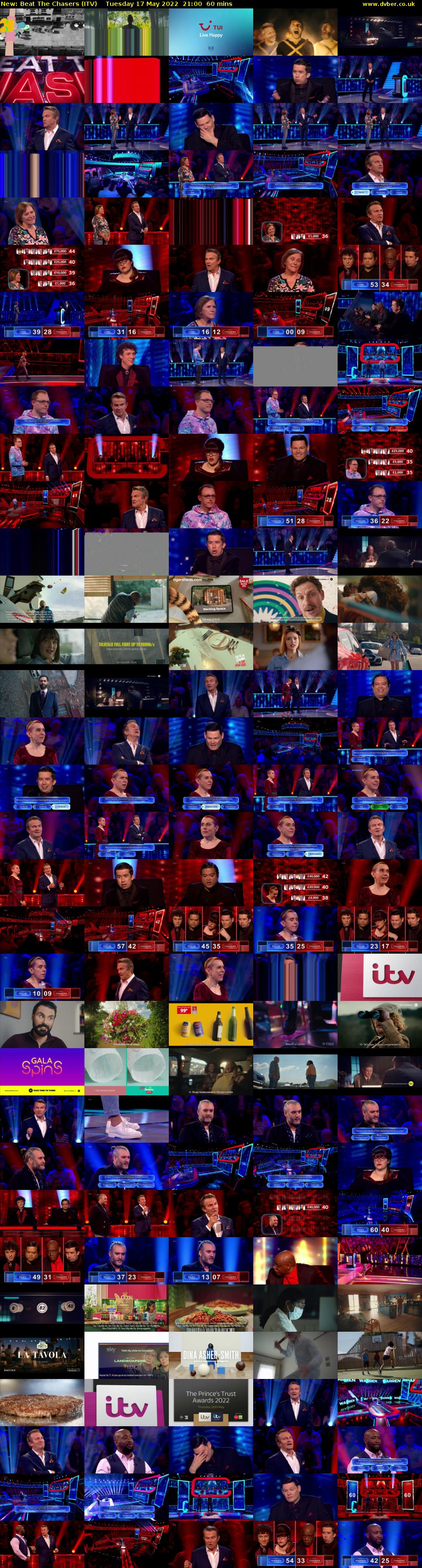 Beat The Chasers (ITV) Tuesday 17 May 2022 21:00 - 22:00