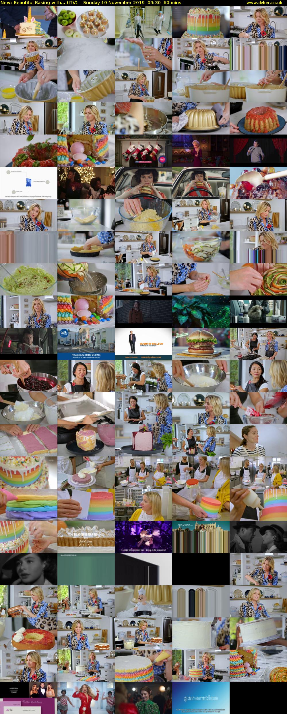 Beautiful Baking with... (ITV) Sunday 10 November 2019 09:30 - 10:30