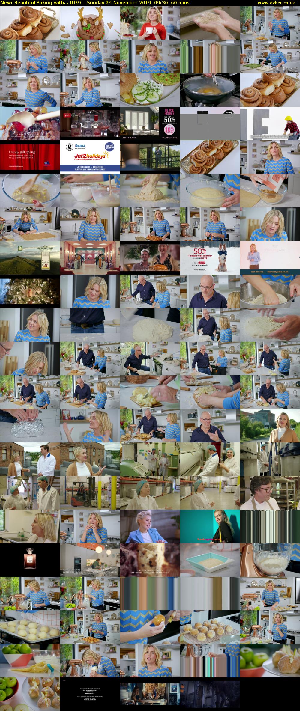 Beautiful Baking with... (ITV) Sunday 24 November 2019 09:30 - 10:30