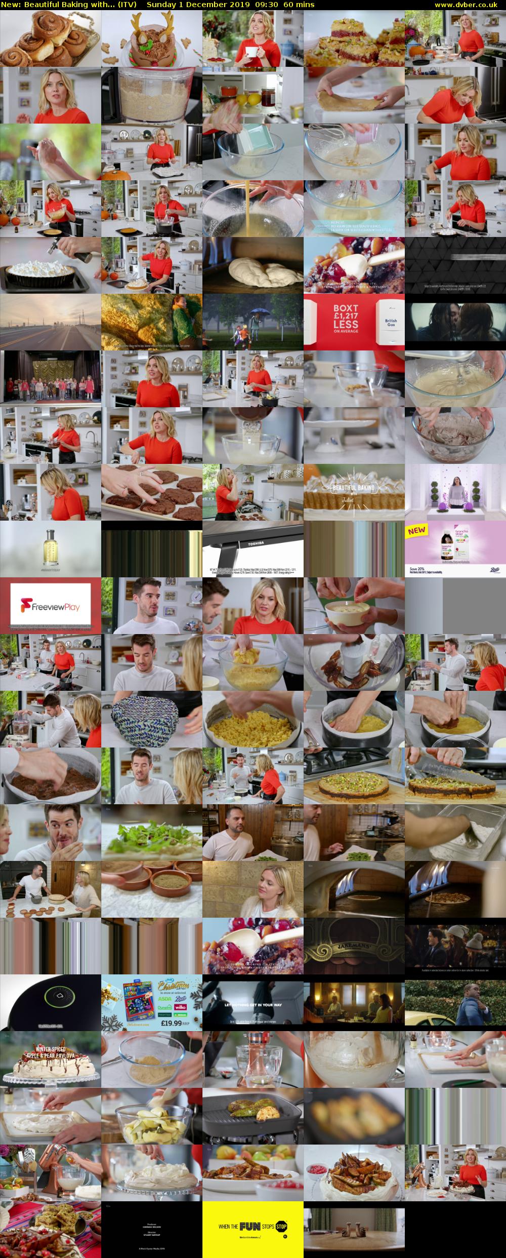 Beautiful Baking with... (ITV) Sunday 1 December 2019 09:30 - 10:30