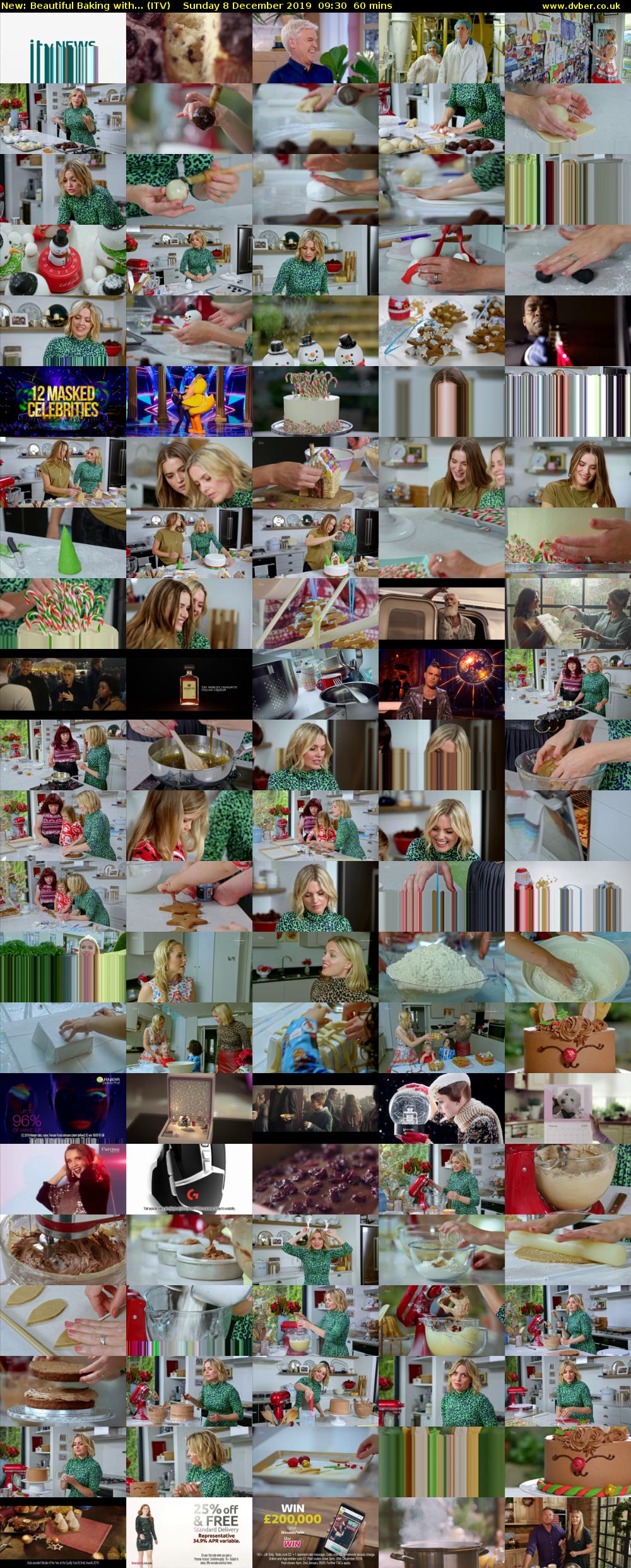 Beautiful Baking with... (ITV) Sunday 8 December 2019 09:30 - 10:30