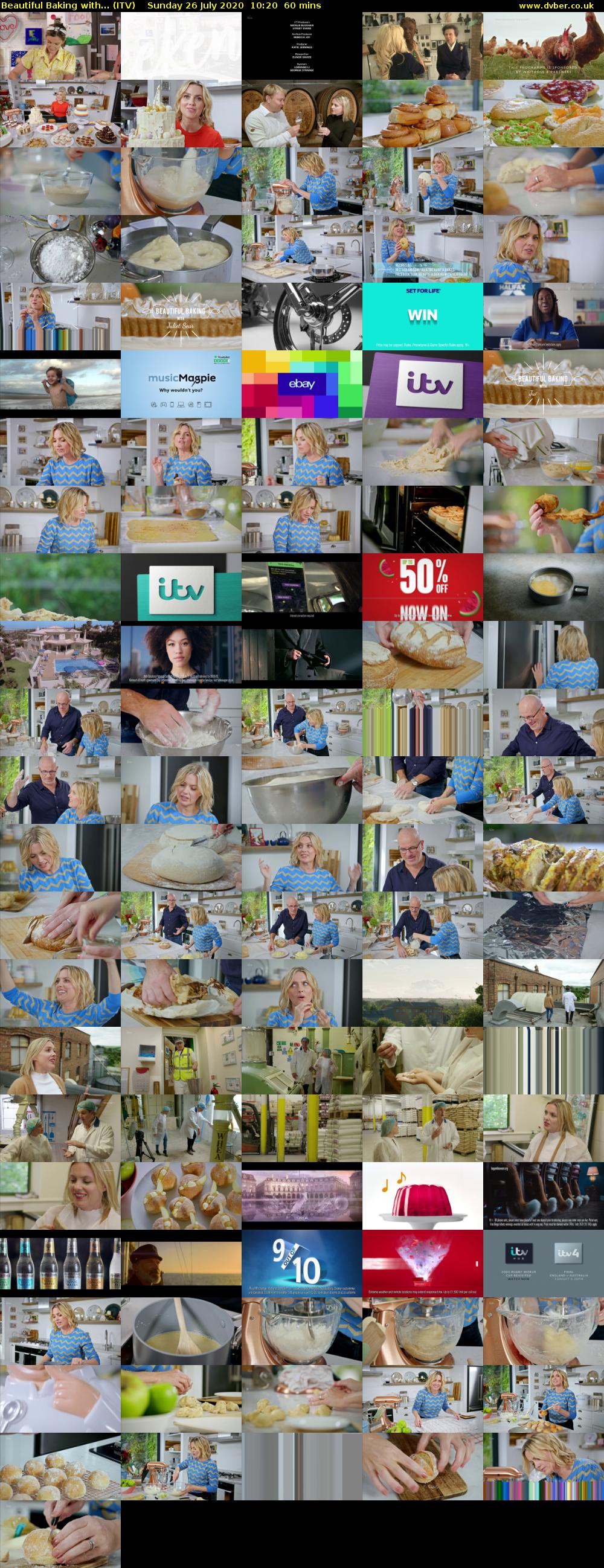 Beautiful Baking with... (ITV) Sunday 26 July 2020 10:20 - 11:20