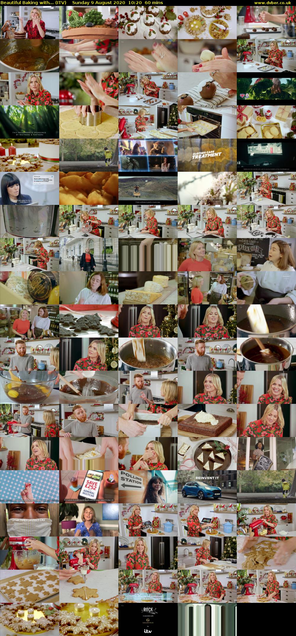 Beautiful Baking with... (ITV) Sunday 9 August 2020 10:20 - 11:20