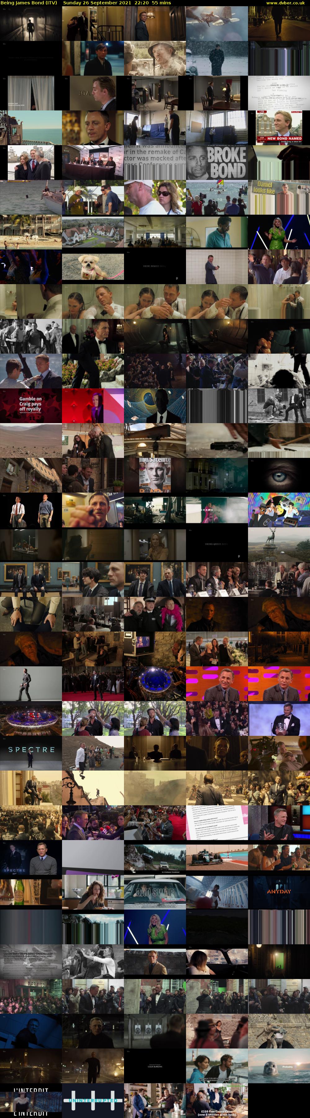 Being James Bond (ITV) Sunday 26 September 2021 22:20 - 23:15
